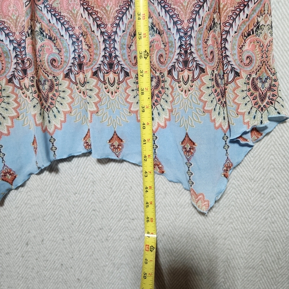 Studio JPR Sleeveless Crochet Top Blue Midi Dress Medium Lined - Picture 9 of 12